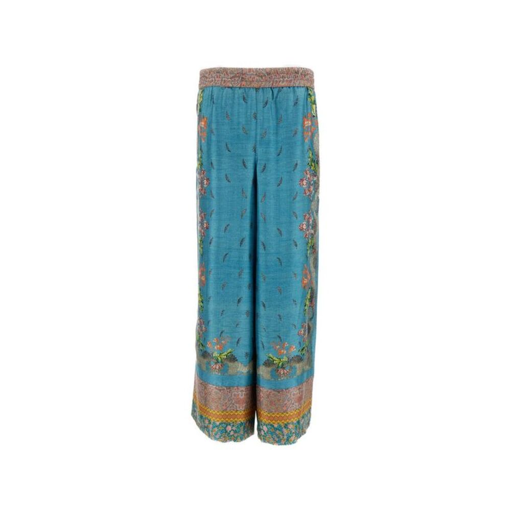 Pierre Louis Mascia Women's Printed Silk Trousers